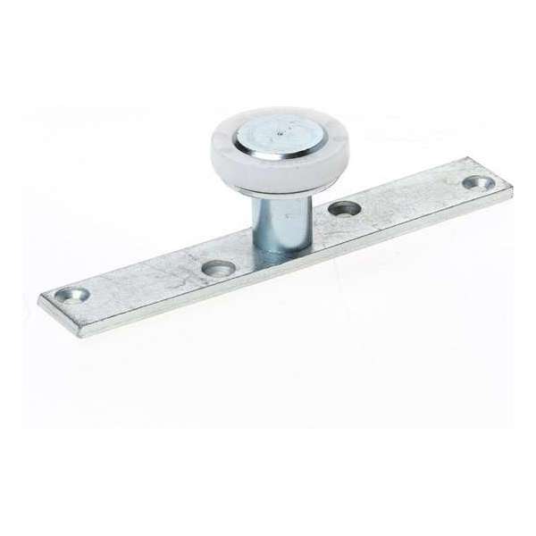 Henderson Schuifdeur nylon ondergeleider op plaat 126b Henderson Schuifdeur nylon ondergeleider op plaat 126b