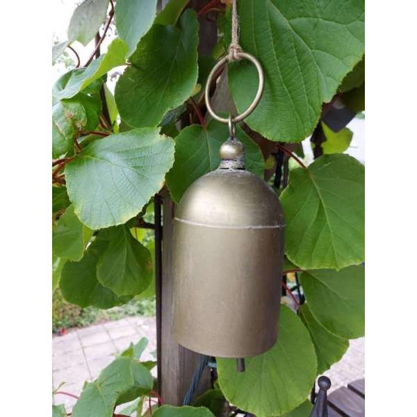 Swiet Home - Ouderwetse bel met klepel - Landelijke deurbel - Tuinbel - Buitenbel van metaal Swiet Home - Ouderwetse bel met klepel - Landelijke deurbel - Tuinbel - Buitenbel van metaal