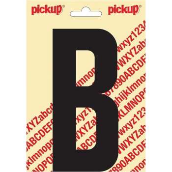 Pickup plakletter Nobel 150mm zwart B - 31002150B