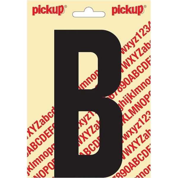 Pickup plakletter Nobel 150mm zwart B - 31002150B Pickup plakletter Nobel 150mm zwart B - 31002150B