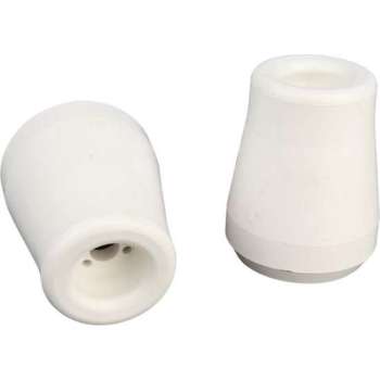 Orange85 Deurstopper - Deurbuffer - 2 Stuks - Wit met Schroef