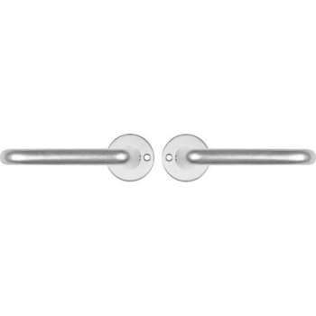 Starx Deurklink Aluminium – Deurbeslag – Deurkruk met Rond – Rozet – Blind – Deurklink Coupe