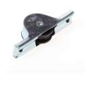 Jansen Rolslot met plaatijzeren kast polyamide wiel 25mm met groef draagvermogen 5kg 542