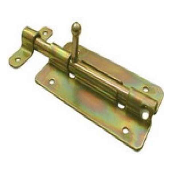 Intergard Plaatgrendel 80mm met sluitbeugel Intergard Plaatgrendel 80mm met sluitbeugel