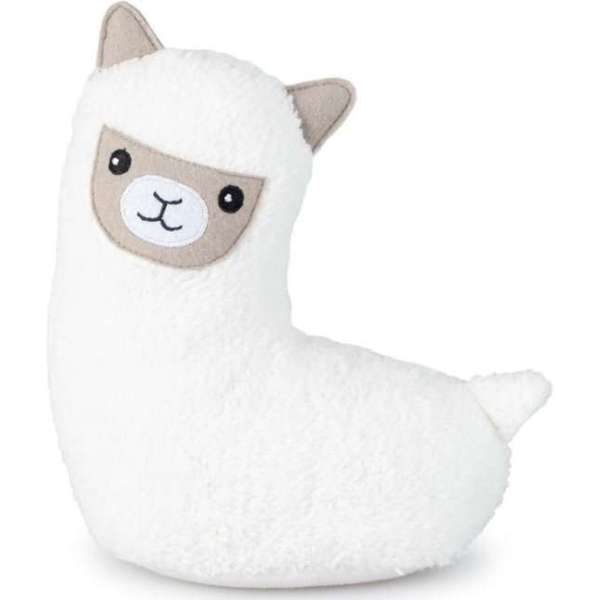 Balvi Deurstopper Lama 26 X 23 Cm Polyester Wit/beige Balvi Deurstopper Lama 26 X 23 Cm Polyester Wit/beige