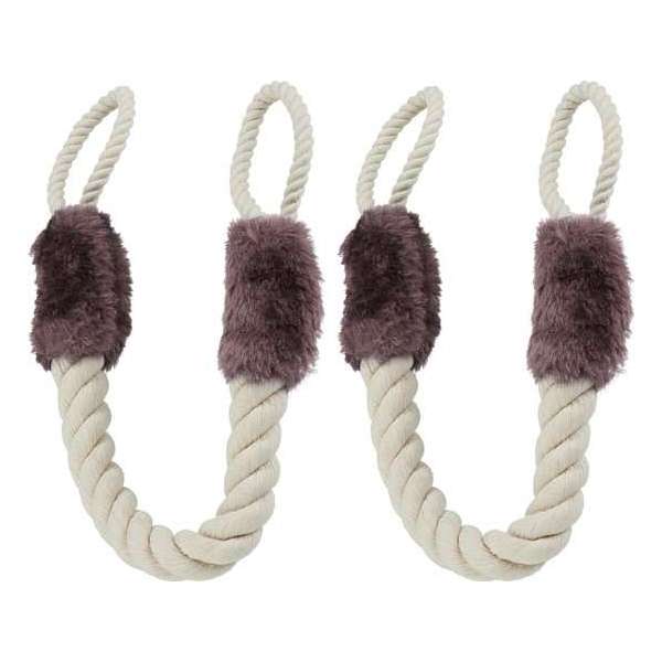 Relaxdays deurstopper deurklink - klembescherming bruin - 2 stuks - vingerbescherming Relaxdays deurstopper deurklink - klembescherming bruin - 2 stuks - vingerbescherming