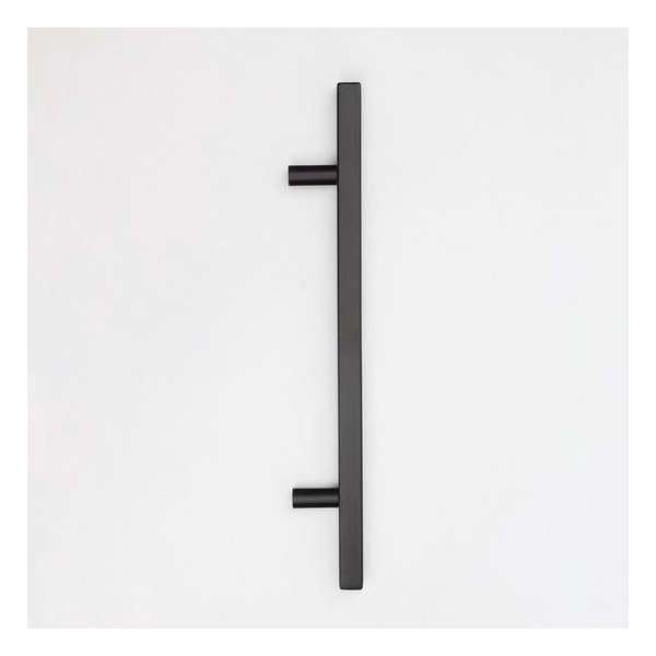 Meubelgreep Krystle - 160 mm - zwart - metaal - geschikt voor binnen - modern/industrieel Meubelgreep Krystle - 160 mm - zwart - metaal - geschikt voor binnen - modern/industrieel