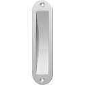 Hermeta Deurbeslag schuifdeurkom aluminium 150x40 mm ovaal 4562-01
