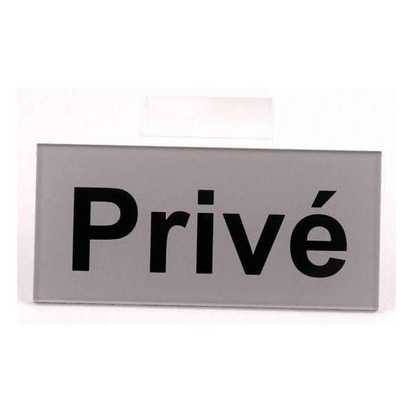 Privé Deurbordje helder acrylaat - 60 mm x 130 mm - Bevestiging 3M plakstrip - Promessa-Design. Privé Deurbordje helder acrylaat - 60 mm x 130 mm - Bevestiging 3M plakstrip - Promessa-Design.