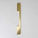 Deurgreep Agnes - messing - 160 mm