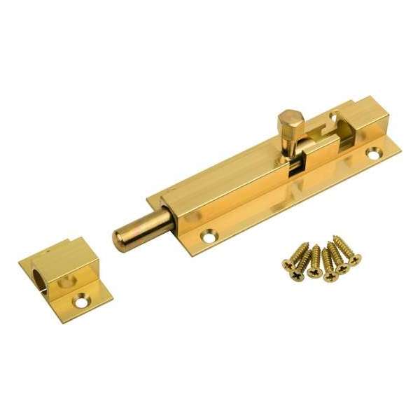Meubelgrendel gepolijst messing - 50mm Meubelgrendel gepolijst messing - 50mm
