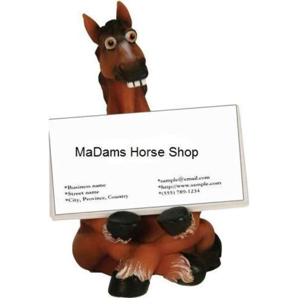 Visitekaartje houder paard Visitekaartje houder paard