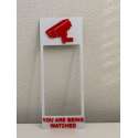 3D Doorbell Art - Ring Deurbel - Ring Doorbell - You are being watched - CCTV warning - Camera waarschuwing