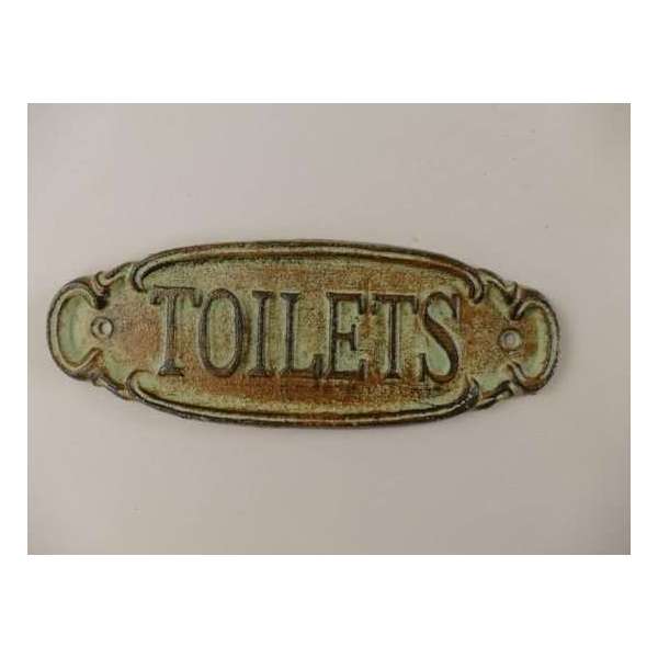 MadDeco - toilet - bordje - toilets - ovaal - groen MadDeco - toilet - bordje - toilets - ovaal - groen