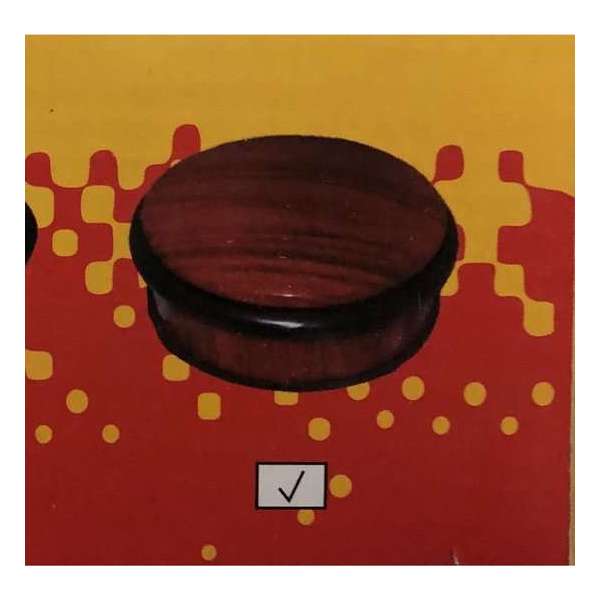 Deltafix deurstopper houtkleur donker 4 cm x 10 cm 1150 gram Deltafix deurstopper houtkleur donker 4 cm x 10 cm 1150 gram