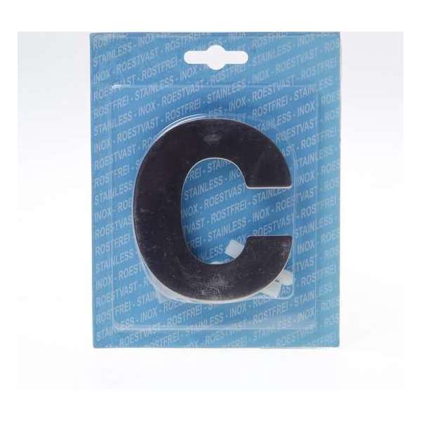 Oxloc Huisletter RVS 93mm C Oxloc Huisletter RVS 93mm C