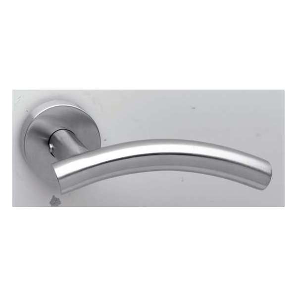INTERSTEEL 195502 DEURKRUK GROENLO EN GEVEERDE KUNSTSTOF ONDERROZET RVS 1235.195502