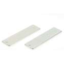 Hoppe Kortschild, aluminium, zonder krukgat, geheel blind 202kp/bl