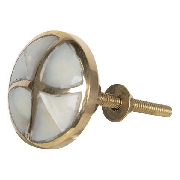 Clayre & Eef Deurknop Ø 3 cm Bruin Metaal Rond Meubelknop Clayre & Eef Deurknop Ø 3 cm Bruin Metaal Rond Meubelknop