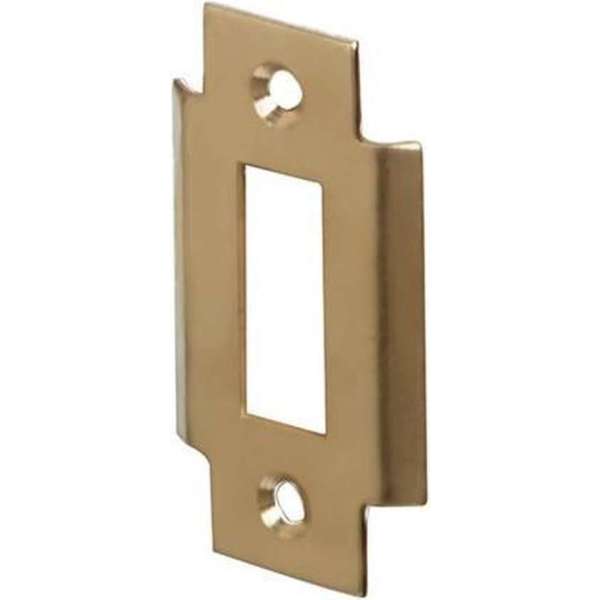 Lips Sluitplaat voor rolloop smalslot 2072 rechthoekig messing Lips Sluitplaat voor rolloop smalslot 2072 rechthoekig messing