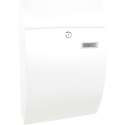 V-part Wandbrievenbus Geronan 32,2 X 48 Cm Cm Staal Wit