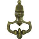 Klopper voordeur messing brons antiek Brilon - 162 mm