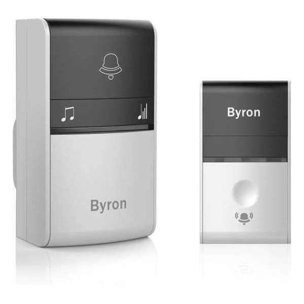 Byron DBY-23412 Draadloze deurbel – plug-in set – Kinetische technologie Byron DBY-23412 Draadloze deurbel – plug-in set – Kinetische technologie