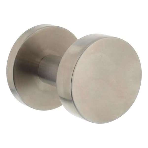 Intersteel Voordeurknop rond op rozet rvs geborsteld Intersteel Voordeurknop rond op rozet rvs geborsteld