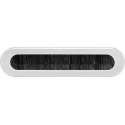 Intersteel Tochtwering ovaal rvs geborsteld