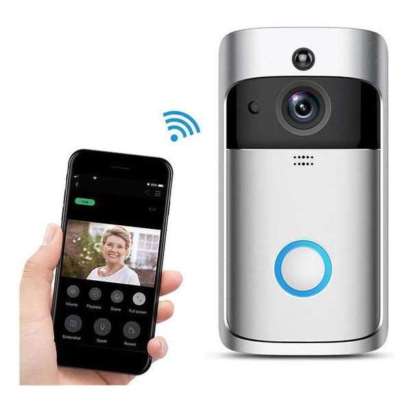 Video V5 - deurbel met camera – Draadloze deurbel met camera -Slimme Draadloze Wifi Video Deurbel Video V5 - deurbel met camera – Draadloze deurbel met camera -Slimme Draadloze Wifi Video Deurbel