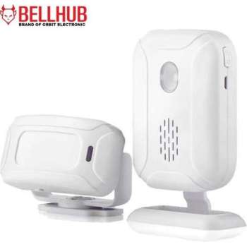 Bellhub - Entreemelder met Beweging Detector - Toegangsmelder - Plug & Play – Winkelbel met Sensor