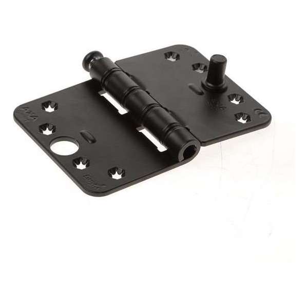 Axa Smart Easyfix scharnier ronde hoek SKG*** zwart 89x125x3mm Axa Smart Easyfix scharnier ronde hoek SKG*** zwart 89x125x3mm