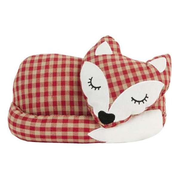 Clayre & Eef Deurstopper 27*14*18 cm Rood Katoen / polyester Deurklem Clayre & Eef Deurstopper 27*14*18 cm Rood Katoen / polyester Deurklem