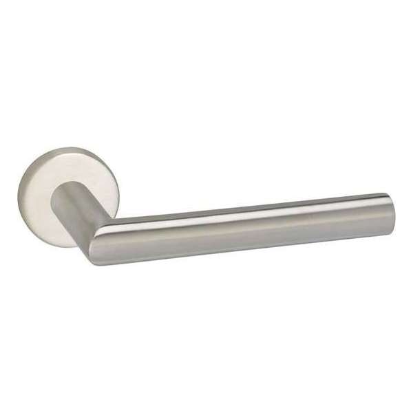 Impresso Harrow Deurklink – Deurbeslag – Rond – Rozet – Zilver Impresso Harrow Deurklink – Deurbeslag – Rond – Rozet – Zilver