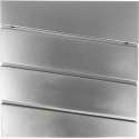 Suprezzo Brievenbus Esteban - Zilver 37cm Hoog | Brievenbus | Wandbrievenbus | Brievenbus | Gemakkelijk te bevestigen