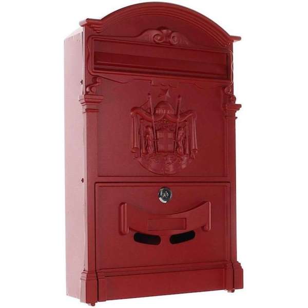 Rottner Engelse Brievenbus Ashford Rood - 41x26x9cm Rottner Engelse Brievenbus Ashford Rood - 41x26x9cm