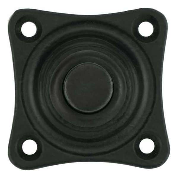 Beldrukker Deurbel knopje opbouw zwart gietijzer Lychen - 38 mm Beldrukker Deurbel knopje opbouw zwart gietijzer Lychen - 38 mm