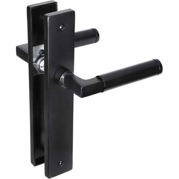 Impresso Aston Deurklink Zwart – Deurbeslag – Vierkant – Deurschild met Schroef Impresso Aston Deurklink Zwart – Deurbeslag – Vierkant – Deurschild met Schroef