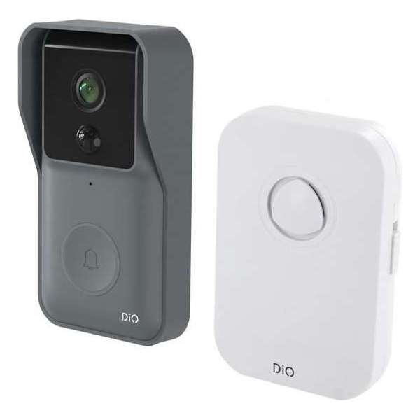 DiO DIOBELL-B02 – 100% draadloze Slimme Video deurbel met ontvanger - Wifi + 433,92Mhz DiO 1.0 DiO DIOBELL-B02 – 100% draadloze Slimme Video deurbel met ontvanger - Wifi + 433,92Mhz DiO 1.0