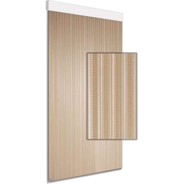 Vliegengordijn/deurgordijn Lamellen - 90x220 cm - Transparant Vliegengordijn/deurgordijn Lamellen - 90x220 cm - Transparant