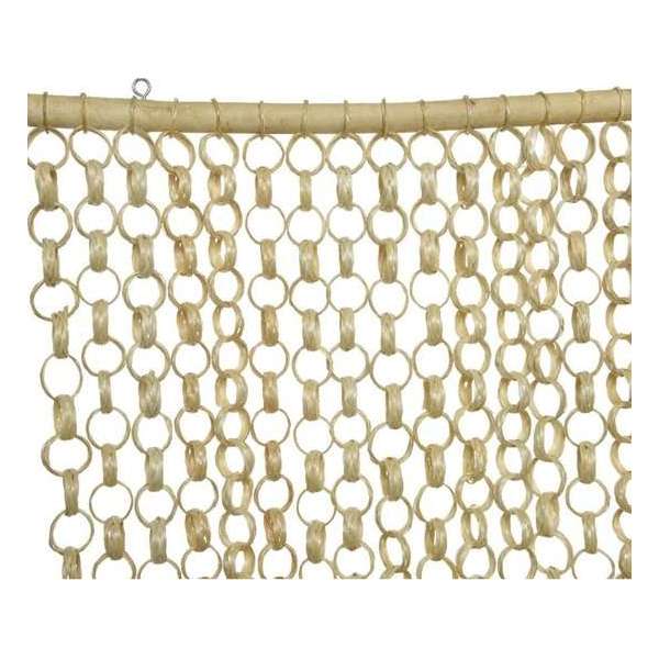 Bamboo deco en vliegen deurgordijn 90 x 200 cm - Anti insecten Bamboo deco en vliegen deurgordijn 90 x 200 cm - Anti insecten