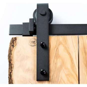 Schuifdeursysteem Recht - 2 meter rail - 200cm (Barndoor, Schuifdeurbeslag, Railsysteem, schuifdeur systeem beslag)