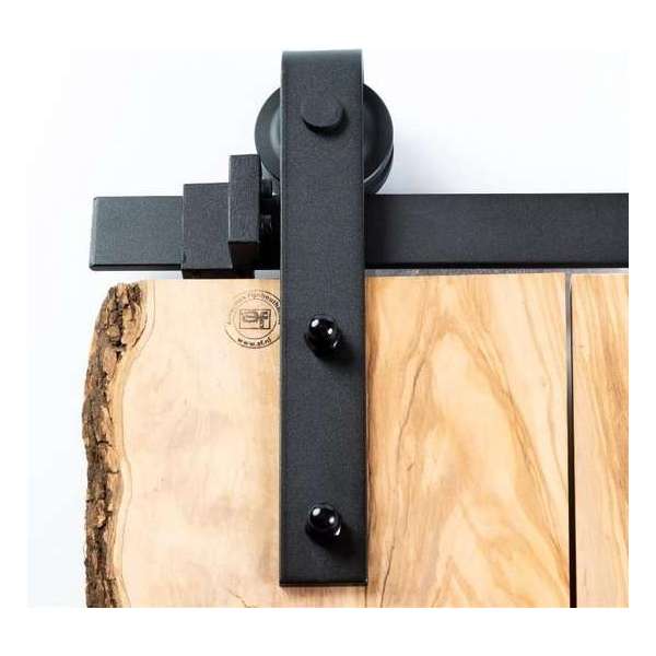Schuifdeursysteem Recht - 2 meter rail - 200cm (Barndoor, Schuifdeurbeslag, Railsysteem, schuifdeur systeem beslag) Schuifdeursysteem Recht - 2 meter rail - 200cm (Barndoor, Schuifdeurbeslag, Railsysteem, schuifdeur systeem beslag)