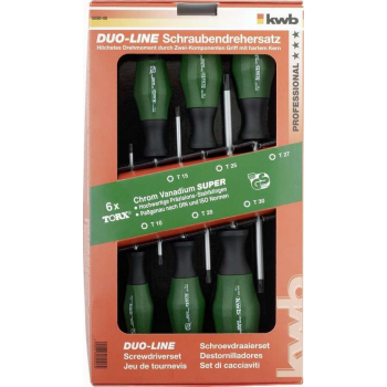 KWB Schroevendraaierset 6690-06 Torx - 6 st
