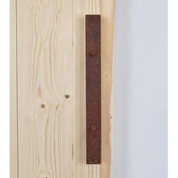 Barnwoodweb deurgreep Flat Rusted XL 40x400 mm