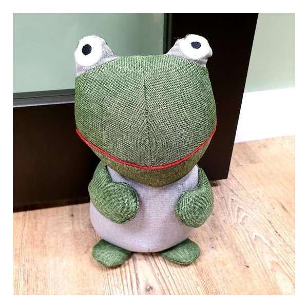 Deurstopper kikker kermit. Deurstopper kikker kermit.