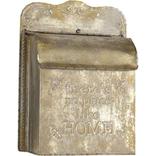 Clayre & Eef Brievenbus Muur 25*12*35 cm Bruin Ijzer Rechthoek Home Wandbrievenbus Brievenbus Hangend Clayre & Eef Brievenbus Muur 25*12*35 cm Bruin Ijzer Rechthoek Home Wandbrievenbus Brievenbus Hangend