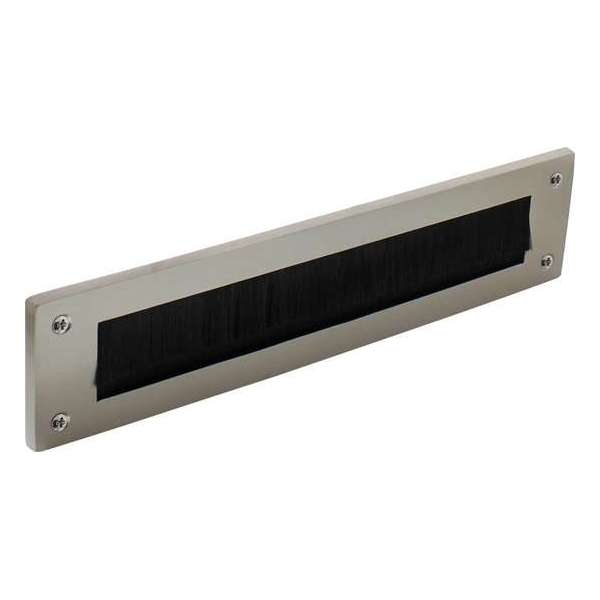 Intersteel Tochtwering rechthoekig nikkel mat Intersteel Tochtwering rechthoekig nikkel mat