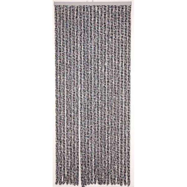 Lesli - Kattenstaart - 90x200 cm - Antraciet/Wit Lesli - Kattenstaart - 90x200 cm - Antraciet/Wit