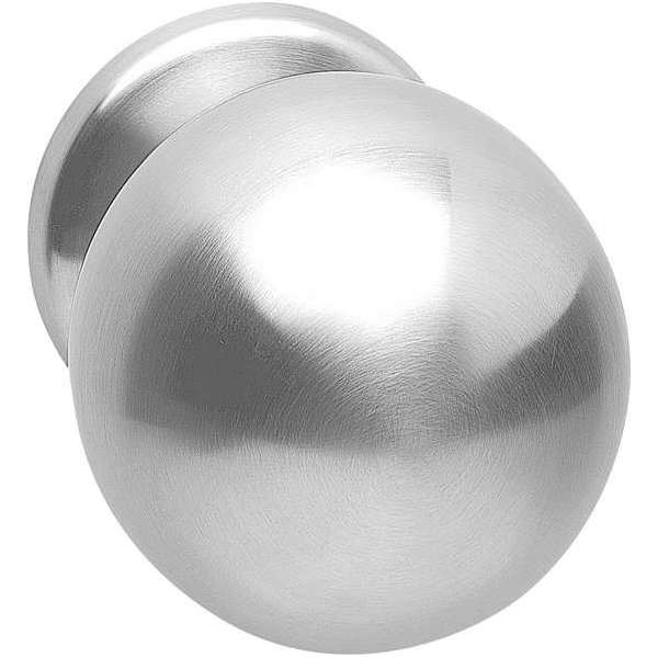Intersteel Voordeurknop bol ø75mm eenzijdige montage rvs geborsteld Intersteel Voordeurknop bol ø75mm eenzijdige montage rvs geborsteld